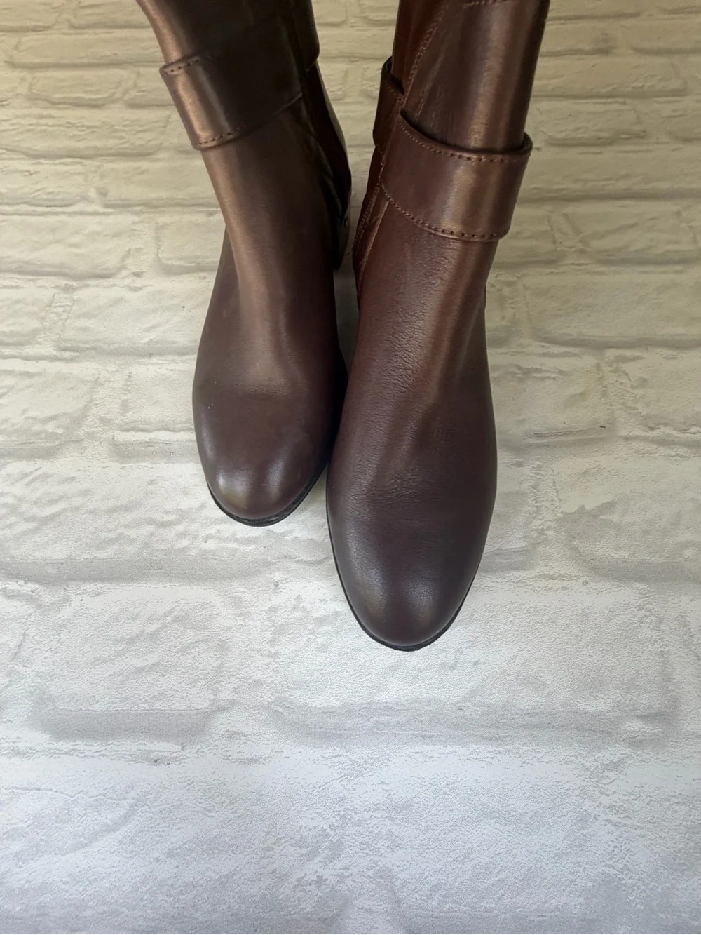 Vince Camuto Panyma Quilted Over-the-Knee Riding Boots - Dark Brown Size 8.5
